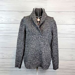 Covington pullover sweater in marled grey Size S